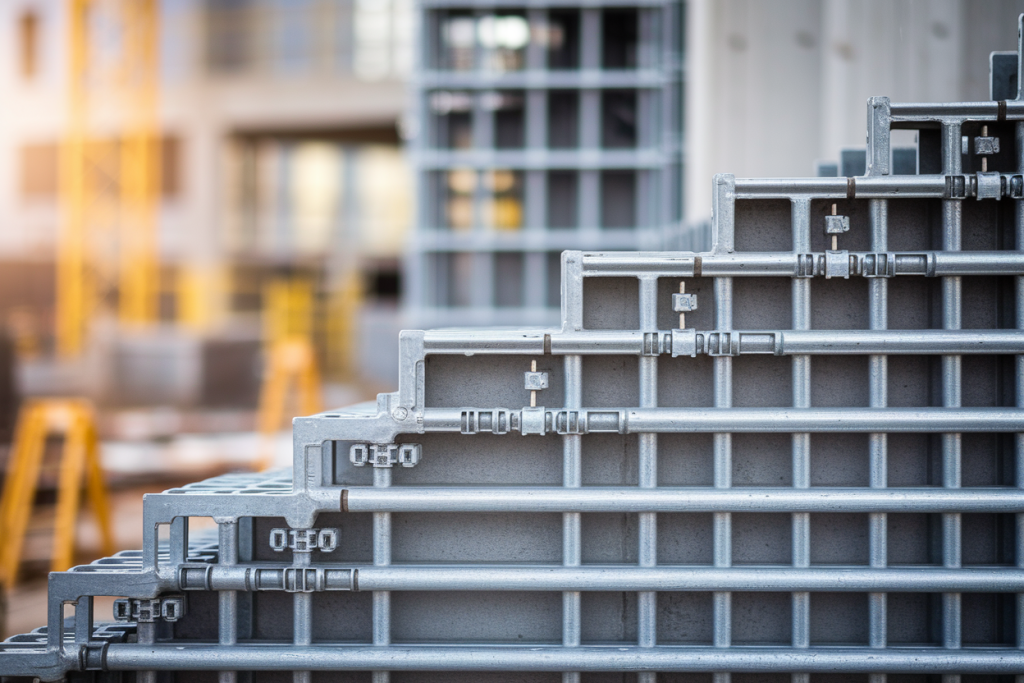 chantier-armature-metal-reglable-escaliers