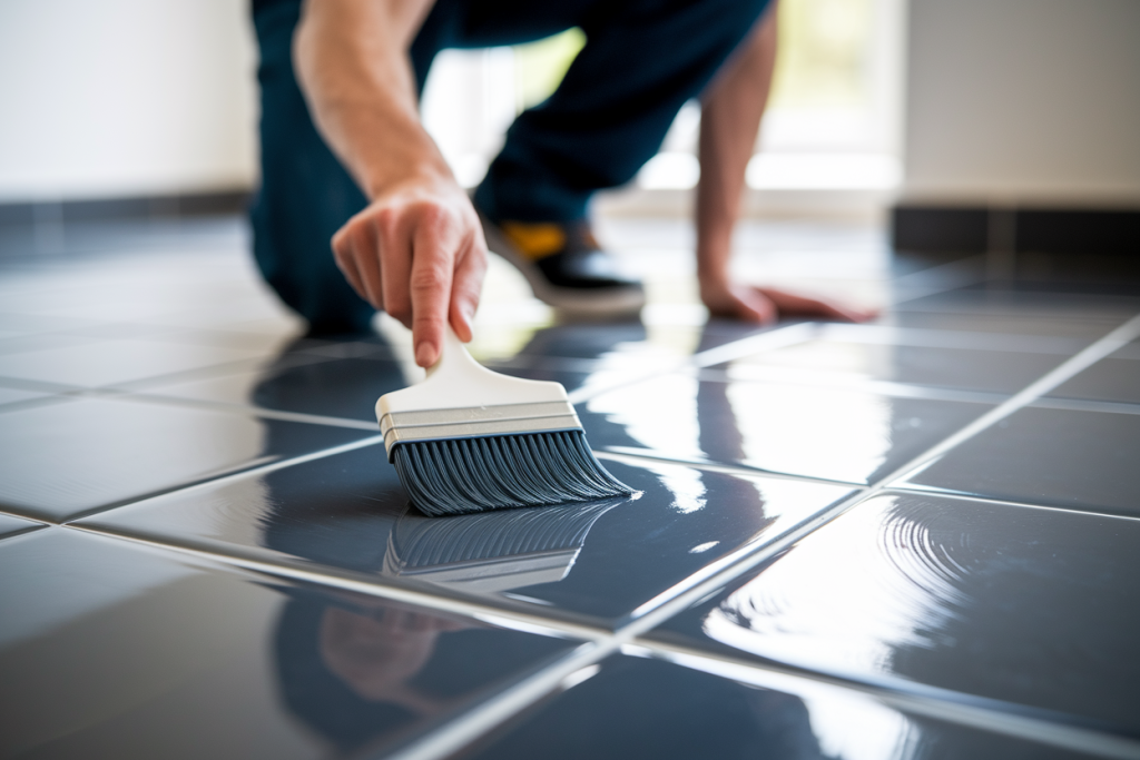 personne-genoux-carrelage-brosse-scellant