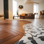 salon-moderne-parquet-carreaux-transition